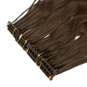 Qingdao <span class=keywords><strong>Haohao</strong></span> Vente en gros Cheveux humains Remy de haute qualité 12A Extension de cheveux 6D 3ème Extension de cheveux 6D Nouvelle arrivée - Product Image 1