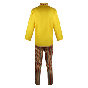 Ensemble de costumes de cosplay Felix pour hommes, chemise jaune, pantalon rayé, Costume de scène d'halloween, jeu de rôle Anime - Product Image 2