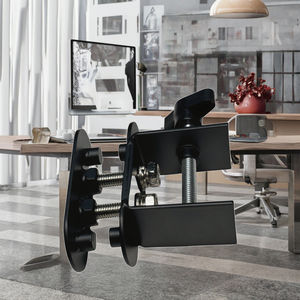 Pince en métal à dégagement rapide personnalisée pour tuyau en bois panneau solaire bascule bureau écran services de fabrication de bureau - Product Image 5