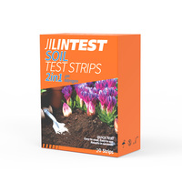Bandelettes de test de sol 2 en 1 de haute précision Kit de testeur de sol à double pH et azote avec floculant pour le jardinage, l'agriculture et l'analyse du sol