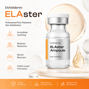 Ampoule réparatrice de la série Dewderm Beauty Salon, fabriquée en Corée, soin apaisant post-traitement, hydratant pour la peau du visage, nourrissant la barrière cutanée - Product Image 1