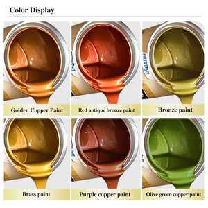 <span class=keywords><strong>Peinture</strong></span> bronze à base d'eau, spéciale <span class=keywords><strong>pour</strong></span> les portails en <span class=keywords><strong>fer</strong></span>, résistante aux intempéries, couleur cuivre antique - Product Image 6