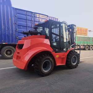 Tất cả các địa hình 4WD Xe nâng nhà sản xuất 3.5 tấn Heavy Duty DIESEL tất cả các địa hình xe nâng tăng áp động cơ xử lý xe tải - Product Image 1