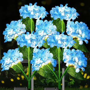 Luces Decorativas Solares de Hortensias Más Vendidas en Europa para Decoración de Patios y Arreglos Festivos, con Colores Personalizables - Product Image 6