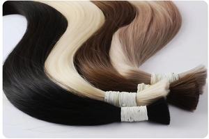 Estensioni di Capelli Umani Vergini Non Trattati al 100% Amygirl, Capelli Grezzi con Cuticola Allineata, Colore <span class=keywords><strong>Chiaro</strong></span> - Product Image 5