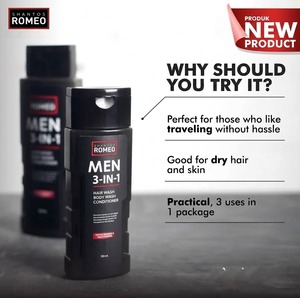 Champú y Gel de Ducha 3 en 1, 220 ml, Anticaspa, Hidratante, Nutritivo y Refrescante para Hombres - Product Image 2