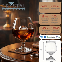 Verre à brandy de 260 ml, parfait pour les fêtes à la maison, les cadeaux en plein air et les réceptions