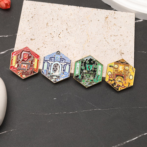 Broche de Aleación con Diseño de Insignia de la <span class=keywords><strong>Academia</strong></span> de Magia de la Película y la Televisión, Estilo Europeo Vintage, para Decoración de Habitaciones y Cocinas - Product Image 5