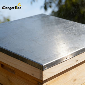 New Hot Sale Unassembled China Fir <b>Wooden</b> Honey Bee Hive Boxes Bee Farm Beekeeping Bee House Home - Product Image 4