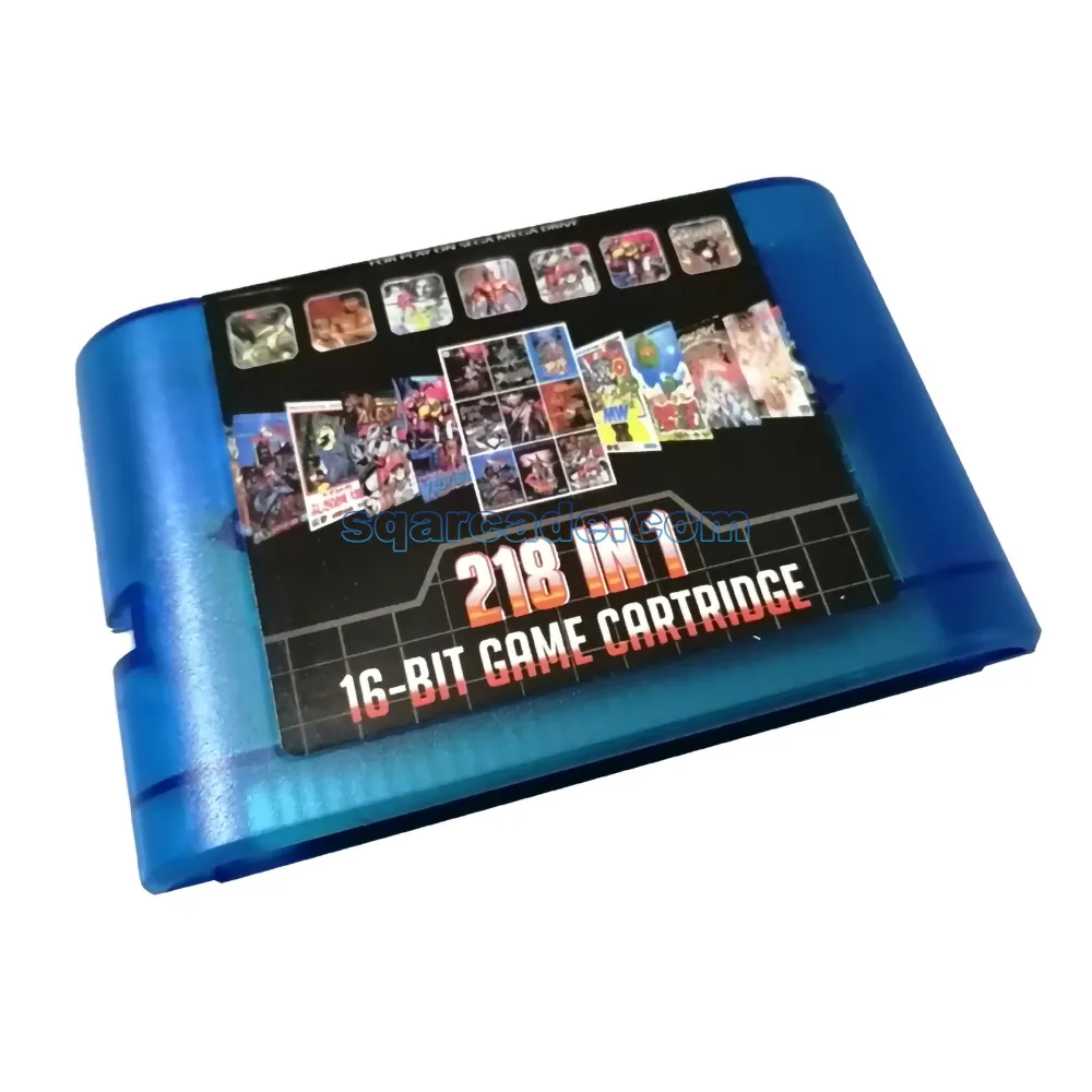 MD Game Card 218 in 1 For Seg* Genesis Megadrive Game Console With Phantasy Star II IV Crusader Of Centy Ooze