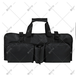Bolsa de Yoga de Poliéster Negra con Múltiples Bolsillos, Resistente al Agua, para Deportes al Aire Libre, Almacenamiento de Esterilla de Yoga, Bolsa Deportiva - Product Image 3