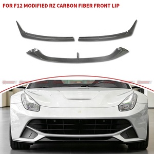 ชุดแต่งลิ้นหน้าคาร์บอนไฟเบอร์ทรง RZ สำหรับ Ferrari F12 Berlinetta คาร์บอนแท้แบบ Pre-Preg สำหรับกันชนหน้า - Product Image 4