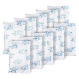 Paquets de déshydratant rechargeables 30g 100g Gel de silice noir de fleur de chlorure pour le séchage de réfrigérateur Déshydratant réutilisable de fleur - Product Image 6