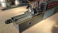 Machine de formage de tuiles en acier à chaud pour murs, avec contrôle PLC, pour profilés C, U, poutres, canaux de fixation et montants