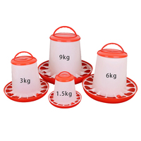 Prix d'usine en gros 1,5 kg 3 kg 6 kg 9 kg Mangeoire automatique pour volailles poulet