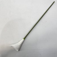 Realistische Europäische Einzelstiel Mini Calla-Lilie Lange Weiße PU-Blume Dekoration für Hotels Muttertag und Weihnachten