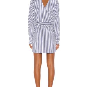 Camisas Gráficas a Rayas para Mujer, Diseño de Moda, Vestido Camisero Informal de Verano, Ropa de Manga Larga, Mini Vestidos para Dama - Product Image 4