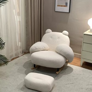Ghế phòng khách sang trọng hiện đại phong cách Bắc Âu, ghế thư giãn, ghế sofa đơn, ghế nằm thư giãn cho người lớn, phòng ngủ, chất liệu nhung cao cấp, nội thất chất lượng cao - Product Image 5