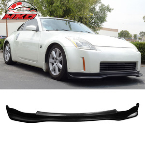 เหมาะสำหรับ Nissan 350Z ปี 2006-2009 ชุดแต่งกันชนหน้าสไตล์ GT สีดำดิบ - Product Image 1