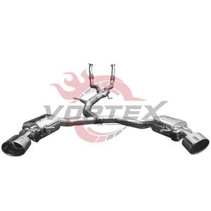 Échappement Catback Valvetronic en acier inoxydable VORTEX SS3304 avec télécommande et embouts spéciaux pour Audi RS5 B9 2.9T, fixation directe - Product Image 3