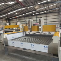 Graveur laser CNC PLC double tête à prix de gros, moteur de découpe de précision pour pierre, haute qualité, gravure détaillée