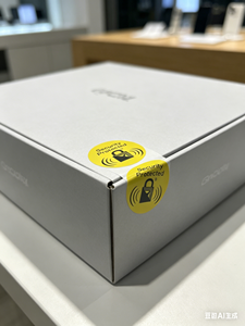 Autocollants d'avertissement antivol sécurisés, étiquettes adhésives rondes jaunes pour système EAS en magasin de détail - Product Image 4