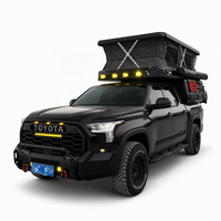 Camper de camion en aluminium avec toit relevable, étanche, pour 4 personnes, camping 4x4