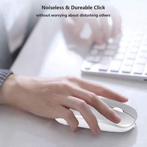 ผู้ผลิตเมาส์ไร้สายบลูทูธ USB ขายส่งเมาส์ไร้สายข้ามพรมแดนแบบชาร์จซ้ำได้ เมาส์บลูทูธแบบเงียบ เมาส์สองโหมด - Product Image 5