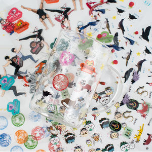 Pegatinas impermeables personalizadas para niños, decorar tazas, portátiles y teléfonos, hojas adhesivas transparentes para mascotas troqueladas - Product Image 6