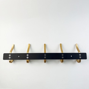 New <strong>Design</strong> Black &amp; Gold Wall <strong>Hook</strong> Bathroom Stainless Steel 304 <strong>Coat</strong> <strong>Hook</strong> 5 <strong>Hooks</strong> - Product Image 4