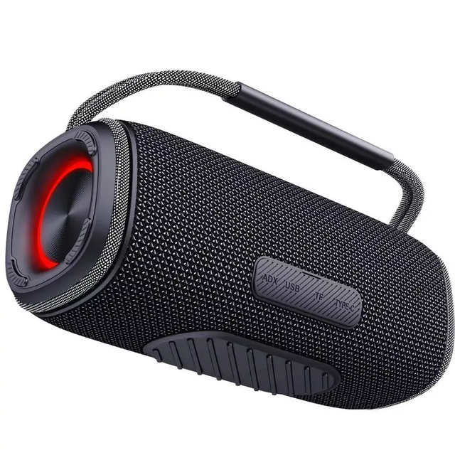 20W Tws bluetooth Hifi Soundbox Round Shower Outdoor Wireless Subwoofer Waterproof Portable Party Speaker