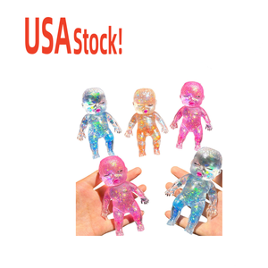 USA Stock Jumbo Sparkly Glitter Baby TPR <b>Squishies</b> Toys Soft Stretch Squeeze Sensory Fidget Toys Stress Relief <b>Squishy</b> natasha - Product Image 2