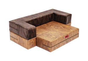 Gỗ-hạt phong cách có thể gập lại hình chữ nhật <span class=keywords><strong>Sofa</strong></span> giường cho chó mèo dễ dàng làm sạch có thể tháo rời Thoải mái thoáng khí bền có thể giặt carton - Product Image 6