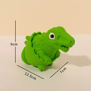 Juguetes Masticables para Mascotas, Ecológicos, Duraderos, con Sonido, Diseño de Dibujos Animados, de Látex con Forma de Huevo, Cocodrilo, Dinosaurio, para Perros, Venta al Por Mayor - Product Image 3
