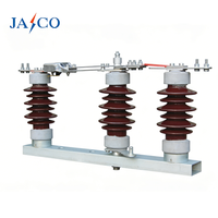 Sectionneur-fusible d'isolement haute tension extérieur tripolaire JASCO GW4-17/24KV, tension nominale 20KV, courant de crête 630A, 50/60Hz, usage industriel