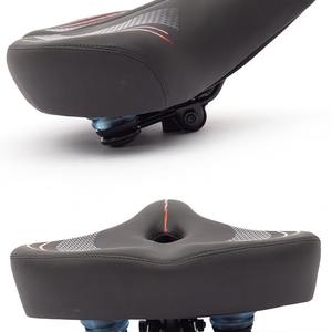 Coussin de <span class=keywords><strong>selle</strong></span> de vélo <span class=keywords><strong>VTT</strong></span>, <span class=keywords><strong>selle</strong></span> de vélo de tourisme, <span class=keywords><strong>large</strong></span> et épaisse, siège de vélo électrique - Product Image 6