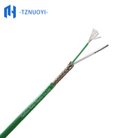 Kabel Ekstensi Termokopel Multi-Warna K/J/E/T Berisolasi FEP, Kabel Kompensasi Industri, Jalinan Tembaga Berlapis Timah 600V
