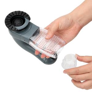 مقص كهربائي محمول وصغير للبيئة لتنظيف الكلاب والقطط ، مكنسة تنظيف الحيوانات الأليفة مع مشط شعر بلاستيكي ، جهاز شفط ، منظف فرو - Product Image 5