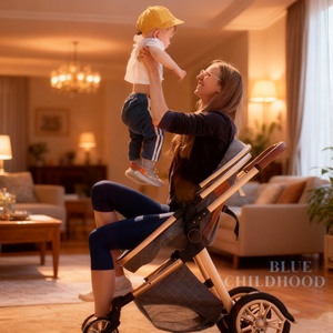 Passeggino di Alta Qualità con Seduta Pieghevole in Acciaio Inossidabile, Confezione Individuale, Certificato EN1888 per Neonati - Product Image 2