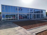 La maison modulaire préfabriquée en kit, portable, pliable, type conteneur