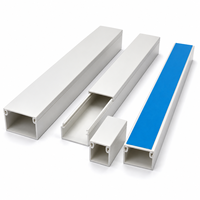 Goulotte de câblage en PVC de 60 mm avec couvercle amovible pour la gestion des câbles industriels et commerciaux