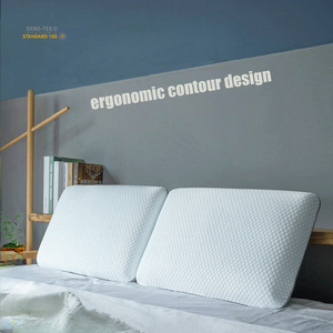 Nhà Máy bán hàng trực tiếp phục hồi chậm bánh mì hình dạng bộ nhớ bọt gối với Bong Bóng bìa cho ngủ - Product Image 2