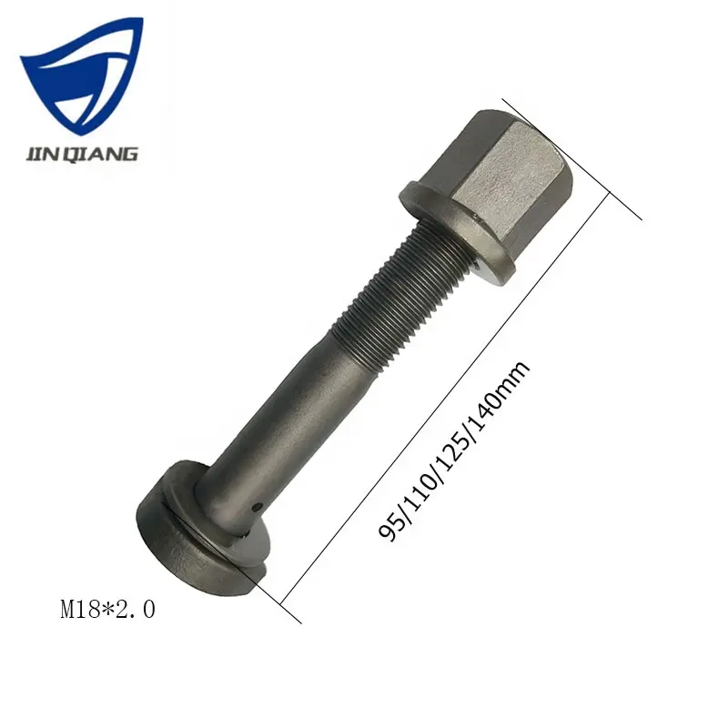 Jq Aangepaste Wiel Studs Voor Heavy Truck Trailer Wiel Hub Bolt 10.9 D Head Bolt Voor Trilex