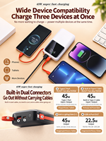 Batterie externe pour ordinateur portable HYTO Factory Hot PD45W, charge rapide, grande capacité 20000mAh