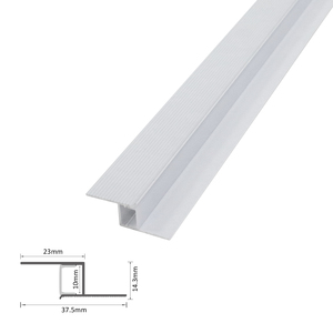 Profil d'angle en <span class=keywords><strong>aluminium</strong></span> 156, profil LED Shadow, noir argenté, Alu, éclairage de pièce, décoration LED - Product Image 3