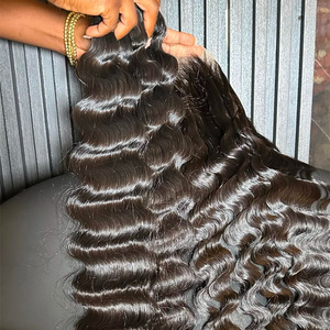 Perruque de cheveux humains bouclés pour <span class=keywords><strong>femme</strong></span>, avec closure frontale en dentelle suisse 13x4 pouces et 4x4 pouces, couleur noir naturel personnalisée - Product Image 5