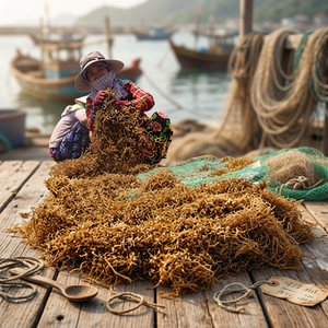 Algas Sargassum Secas de Vietnam, Etiqueta OEM, Precio Competitivo, Volumen a Granel, Aplicación Estándar de Exportación para Agricultura - Product Image 2