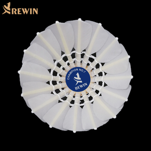 Commercio all'ingrosso della fabbrica di alta qualità tutto tondo piuma d'oca volano campione n. 7 <span class=keywords><strong>palla</strong></span> di <span class=keywords><strong>Badminton</strong></span> - Product Image 2