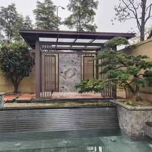 Nuevo pabellón de aleación de aluminio de estilo chino para patio exterior, pabellón pequeño <span class=keywords><strong>a</strong></span> prueba de lluvia de cuatro esquinas para <span class=keywords><strong>la</strong></span> comunidad - Product Image 4