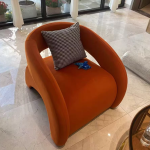 เก้าอี้พักผ่อนดีไซน์ใหม่ปี 2026 โครงไม้สไตล์โมเดิร์น เหมาะสำหรับห้องนั่งเล่น โรงแรม และสำนักงานที่บ้าน - Product Image 5